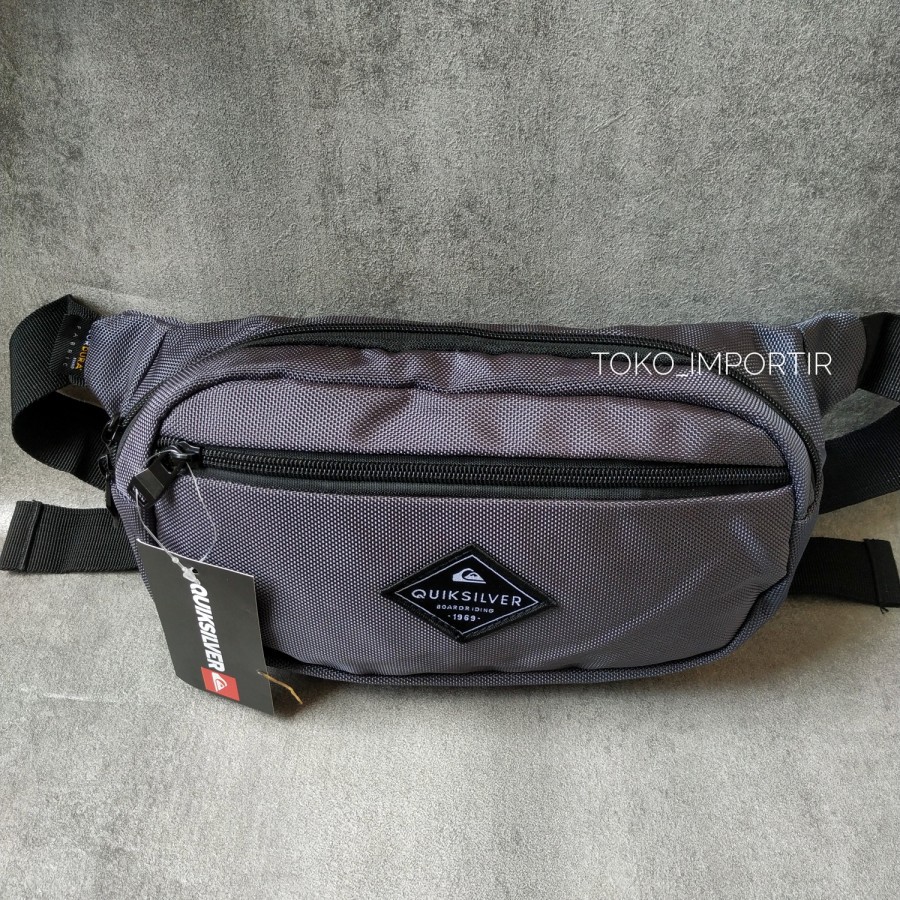 Waistbag Quiksilver Pria Import Waterproof / Tas Pinggang Pria