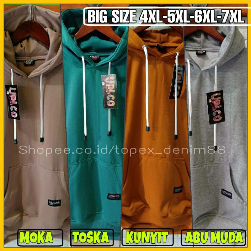 HOODIE BIG SIZE UP.co, MUAT Sampai BB 150kg REAL JUMBO