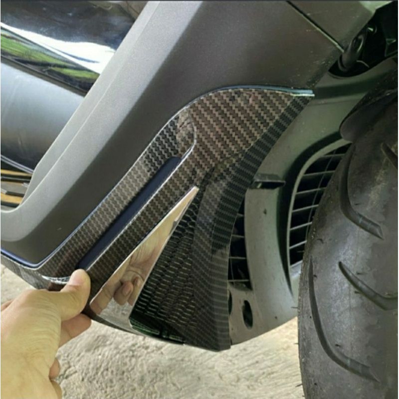 cover body depan bawah all new Nmax 2020 carbon