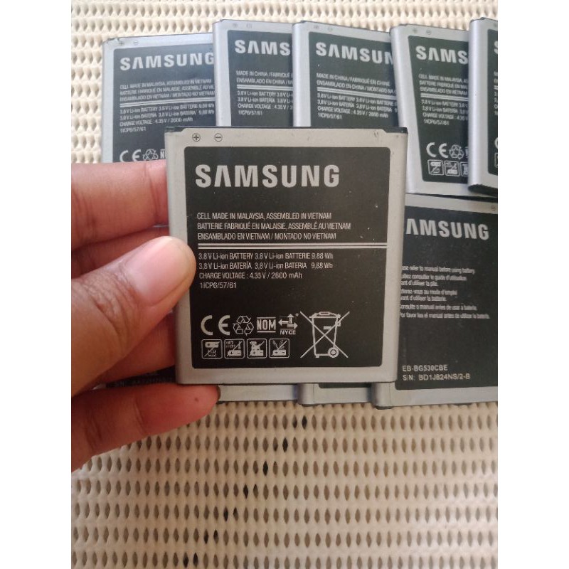 original sparepart baterai batre samsung grand prime j2 prime j320 j52016