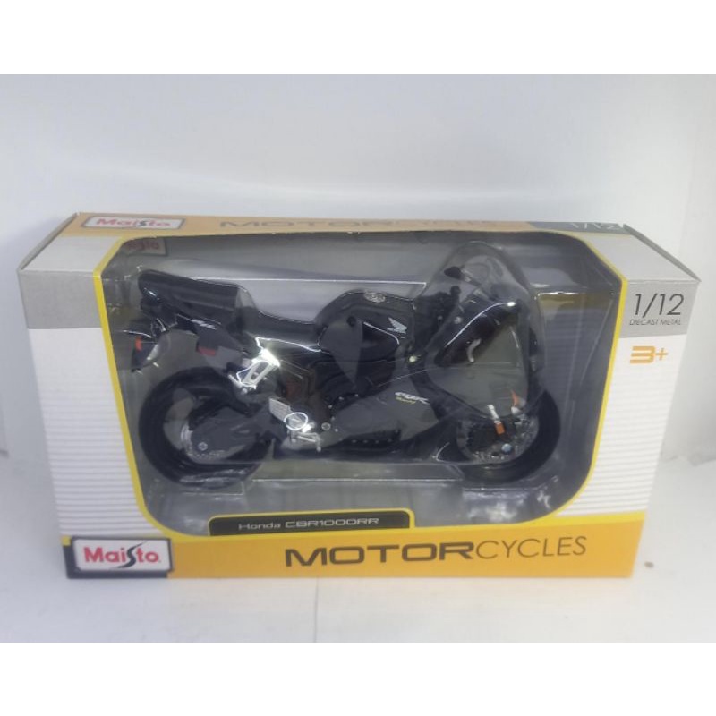 Diecast Miniatur Motor Sport Honda CBR1000RR Sport Balap 1:12