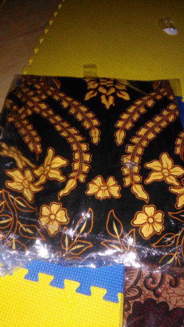 Kemeja Batik Lengan Panjang 021 Risna Batik Hrb026 Hem Batik Murah Seno Sogan Bakung Padi Manggar Md