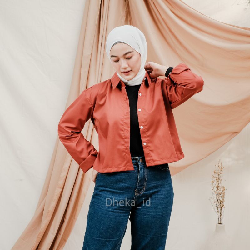 Nazella Shirt // Kemeja Croptop