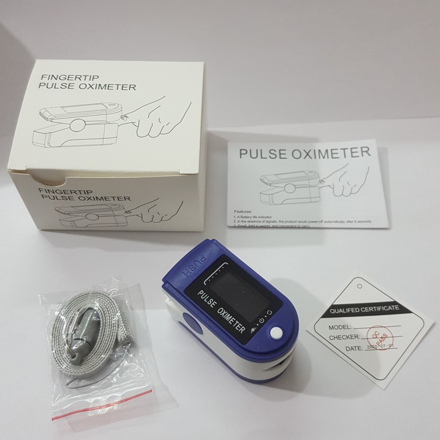 Fingertip pulse oxymeter Fingertip oximeter SpO2 LCD Full Colour P2000