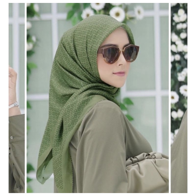 Buttonscarves tapis square asparagus