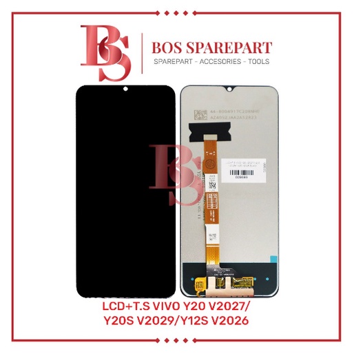 LCD TOUCHSCREEN VIVO Y20 / V2027 / Y20S / V2029 / Y12S / V2026 / Y15S BLACK