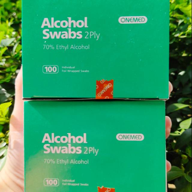 Alkohol swab Onemed 1 boks isi 100 pcs