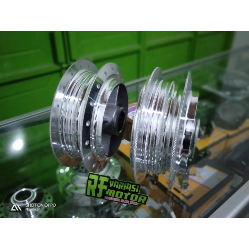 TROMOL BELAKANG YAMAHA RXKING RXK SCORPIO VIXION OLD ORIGINAL BUBUT CNC GILAP