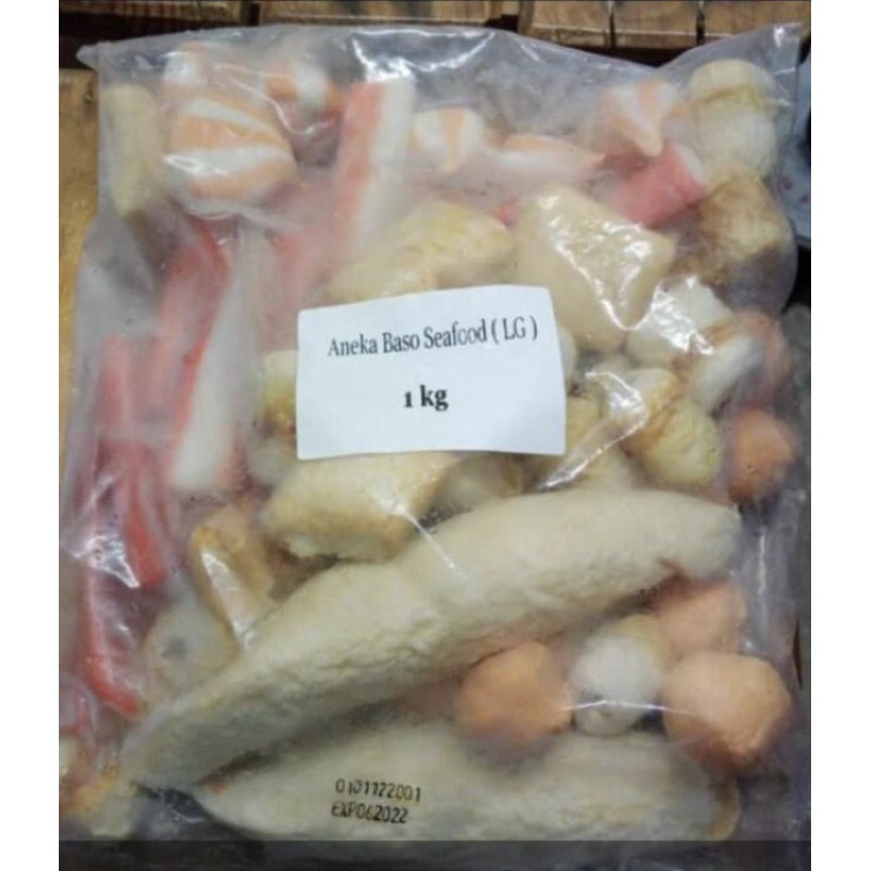 Jual Aneka Baso Seafood Mix 1kg Shopee Indonesia