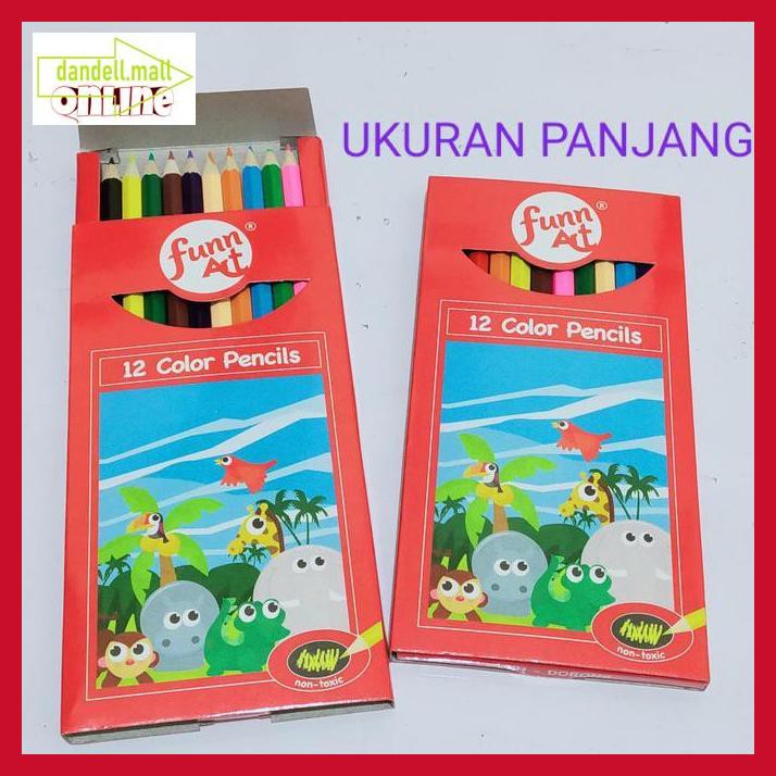 

U8Tyrt67- Pensil Warna Nakami Set 12 Panjang E3Yrf797-