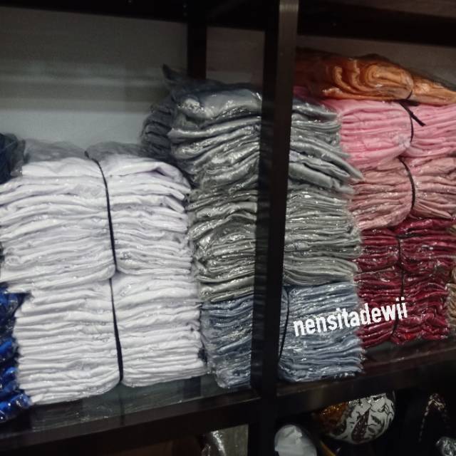 Manset Kaos Zipper / Resleting Belakang - Warna Lengkap