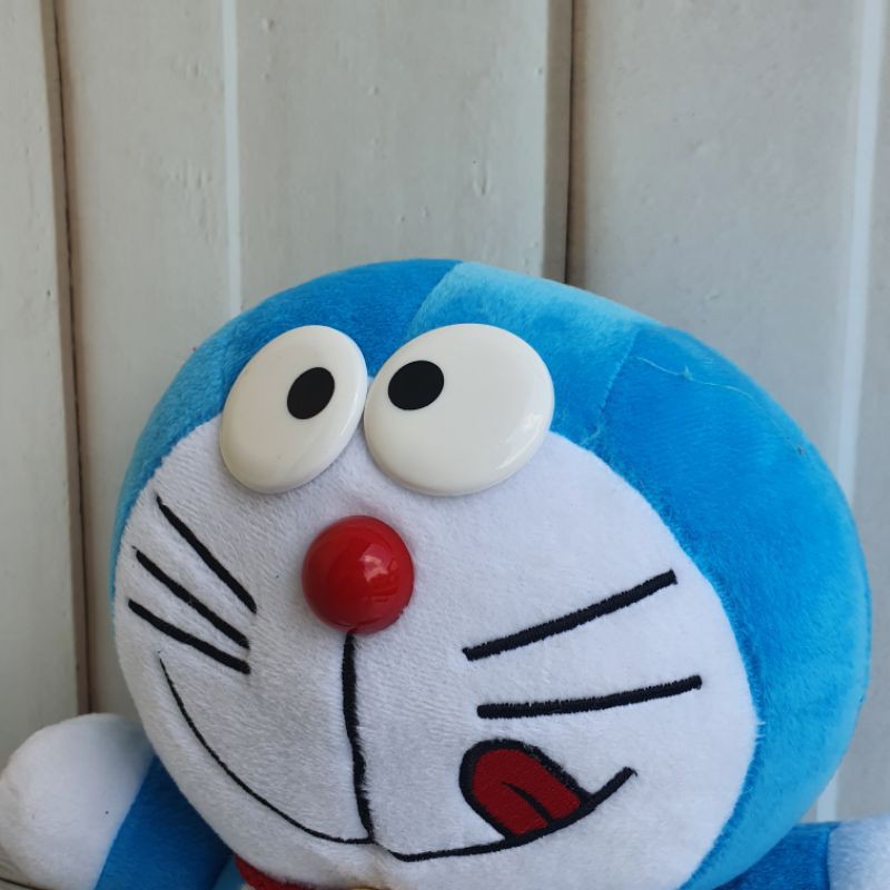 BONEKA DORAEMON 23cm BELL LONCENG NOBITA CUTE STAND BY ME