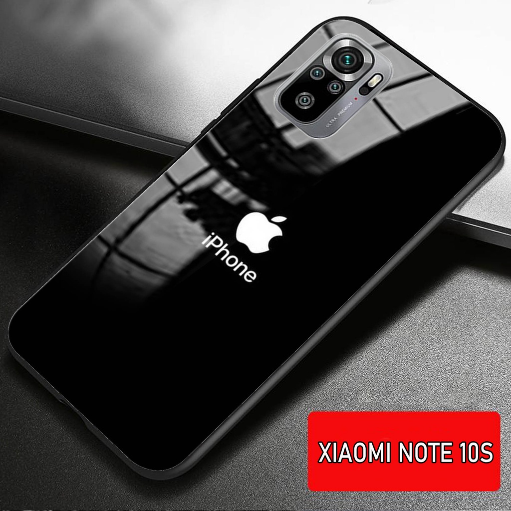 Softcase Glass Kaca XIAOMI REDMI NOTE 10 S - Casing HP XIAOMI REDMI NOTE 10 S [ S01].