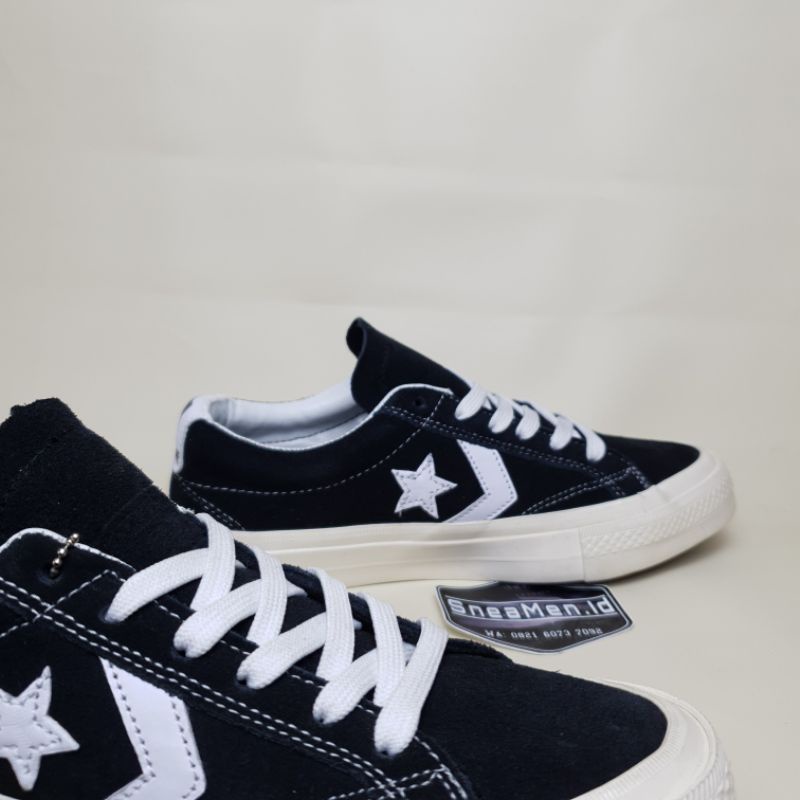 Sepatu One Star Player, black .Cowok, cewek, unisex, pria, wanita