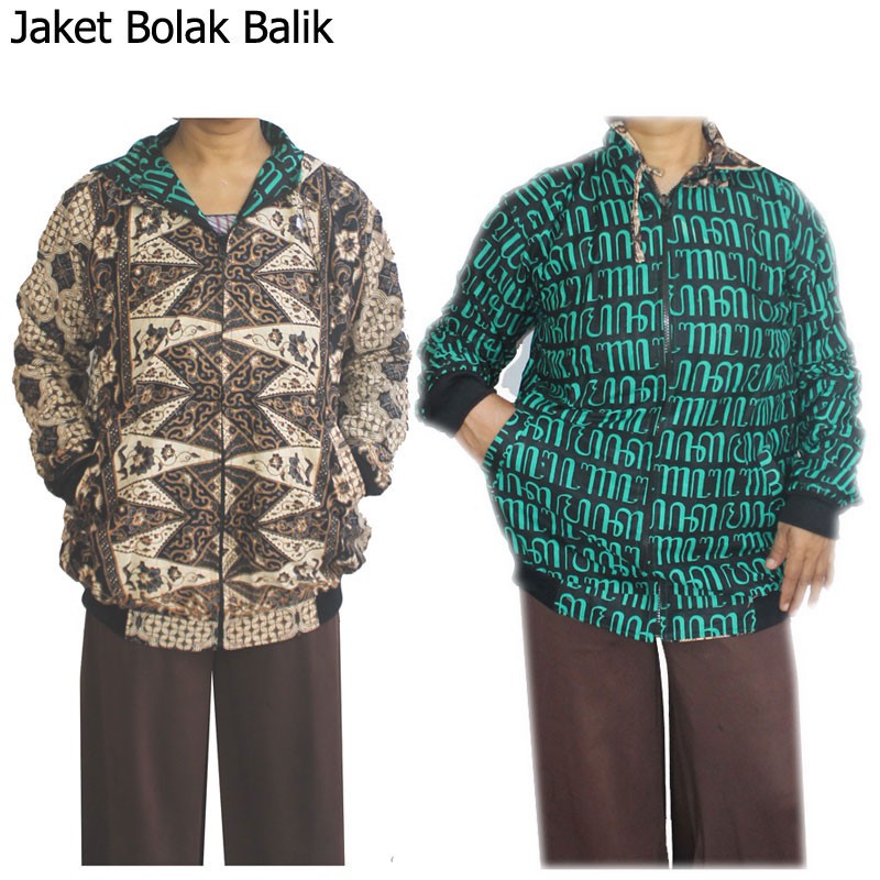 Jaket Batik Wanita  Bolak Balik Rara