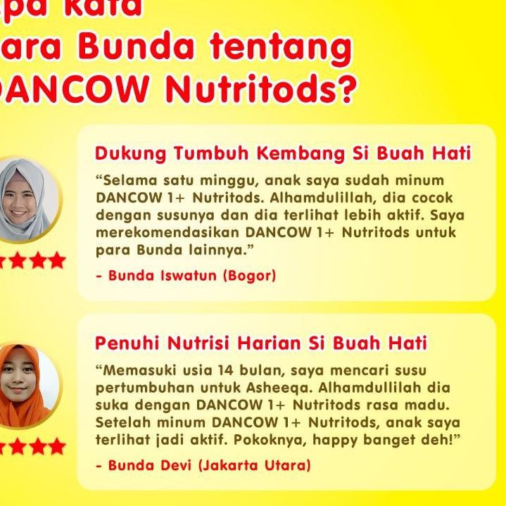 

Ready.stock WID0V Dancow 3+ Nutritoods 400gr Coklat / Vanila / Madu Terupdate