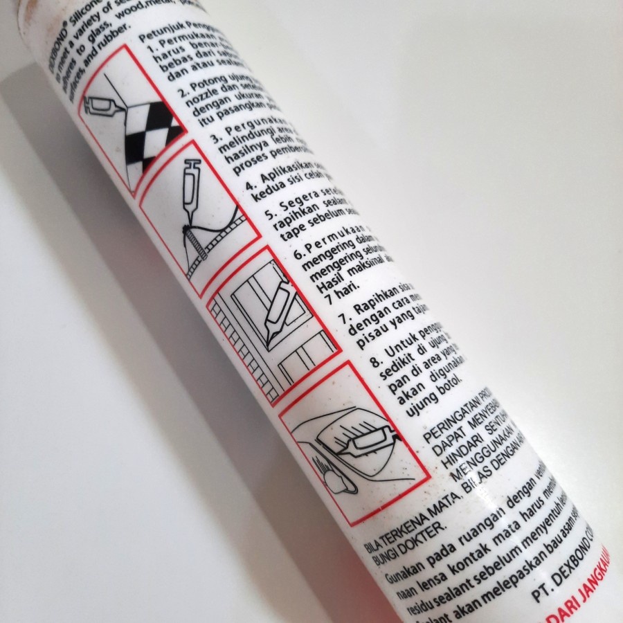 Lem Sealant Kaca Aquarium Dextone Silicone Sealant Dexbond Acetic Clear Lem Tembak Silen