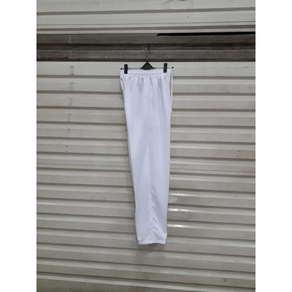 celana training putih dewasa/training putihpria/wanita MLXLXXL-Putih Polos