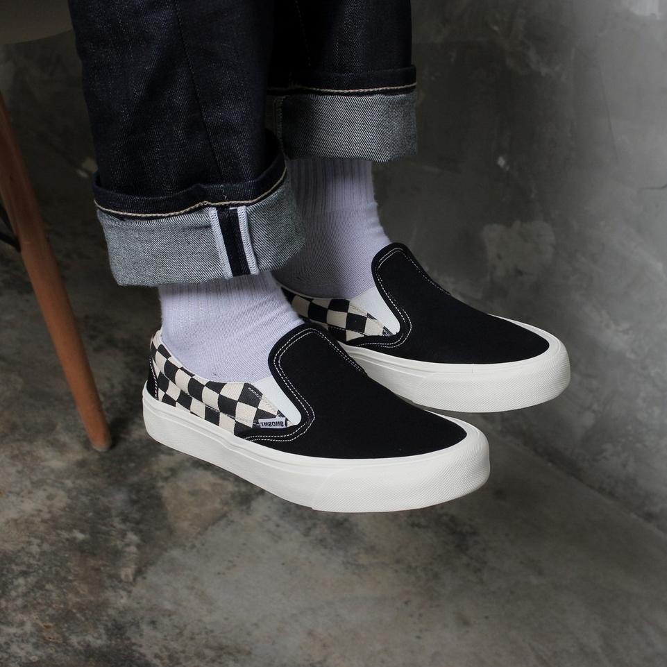 Harga Murah.. SEPATU TIMEBOMB |  SLIPON CHECKERBOARD