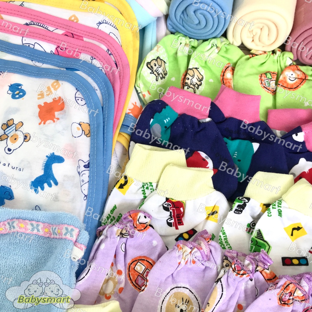BABYSMART - Paket Hemat Perlengkapan Bayi Baru Lahir (New Born) Premium Kain DK PAKET LILY 3