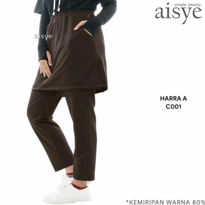 Celana rok sepeda wanita olahraga jogging zumba senam muslimah Harra