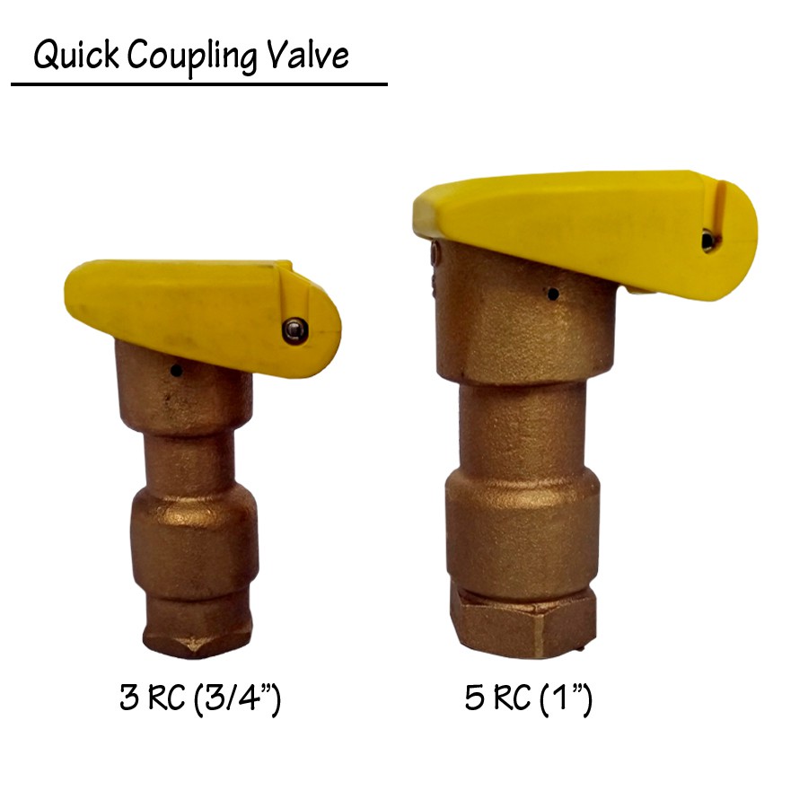 Perlengkapan Irigasi Quick Coupling Valve 5RC 1 Dim Rainbird