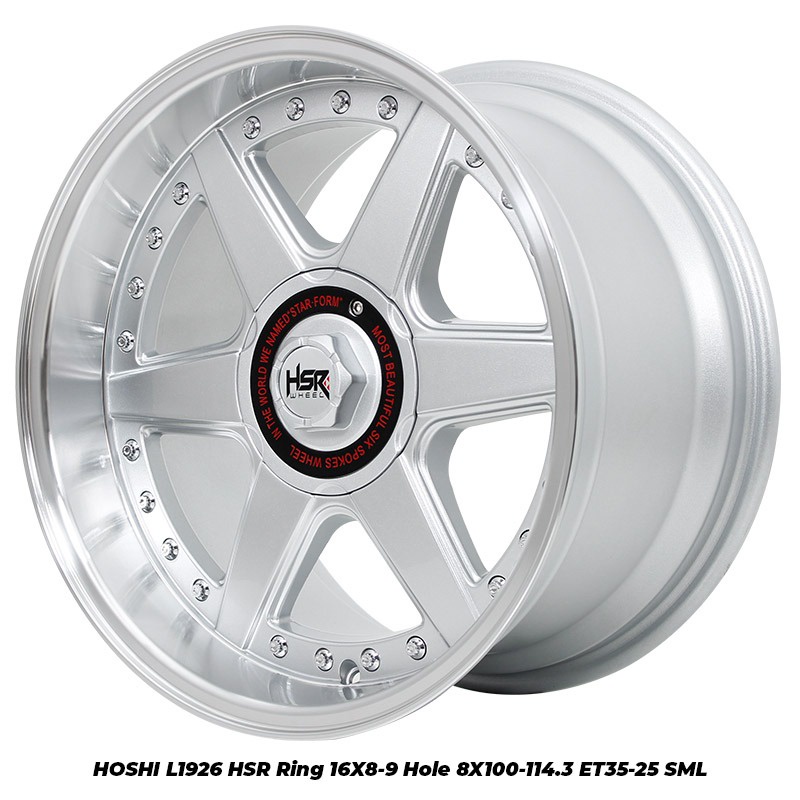 Velg Mobil Hsr Hoshi Ring 16 Velg Racing Starform R16 Jazz Yaris Mobilio Livina Terbaru Shopee Indonesia