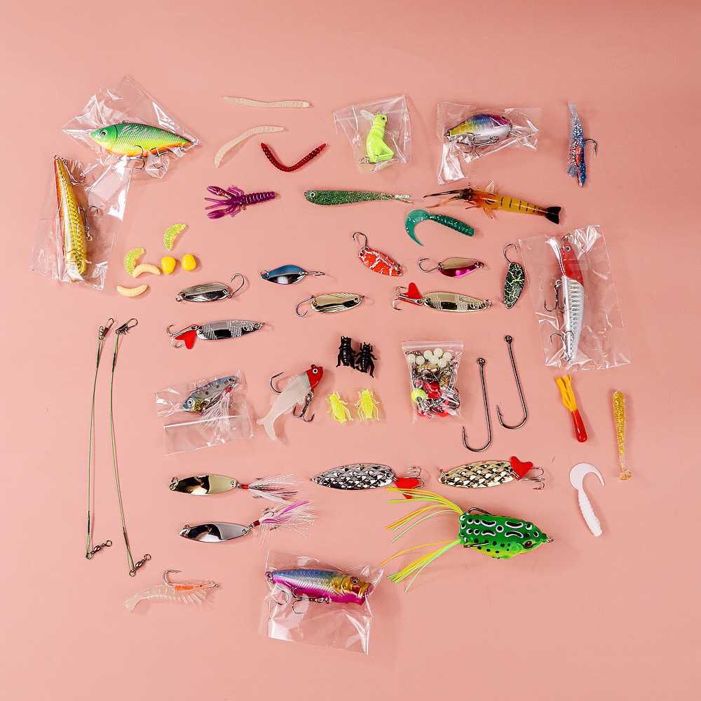 Umpan Pancing Ikan Set Fishing Set Umpan Pancing ikan Bait Kit 45 140 PCS