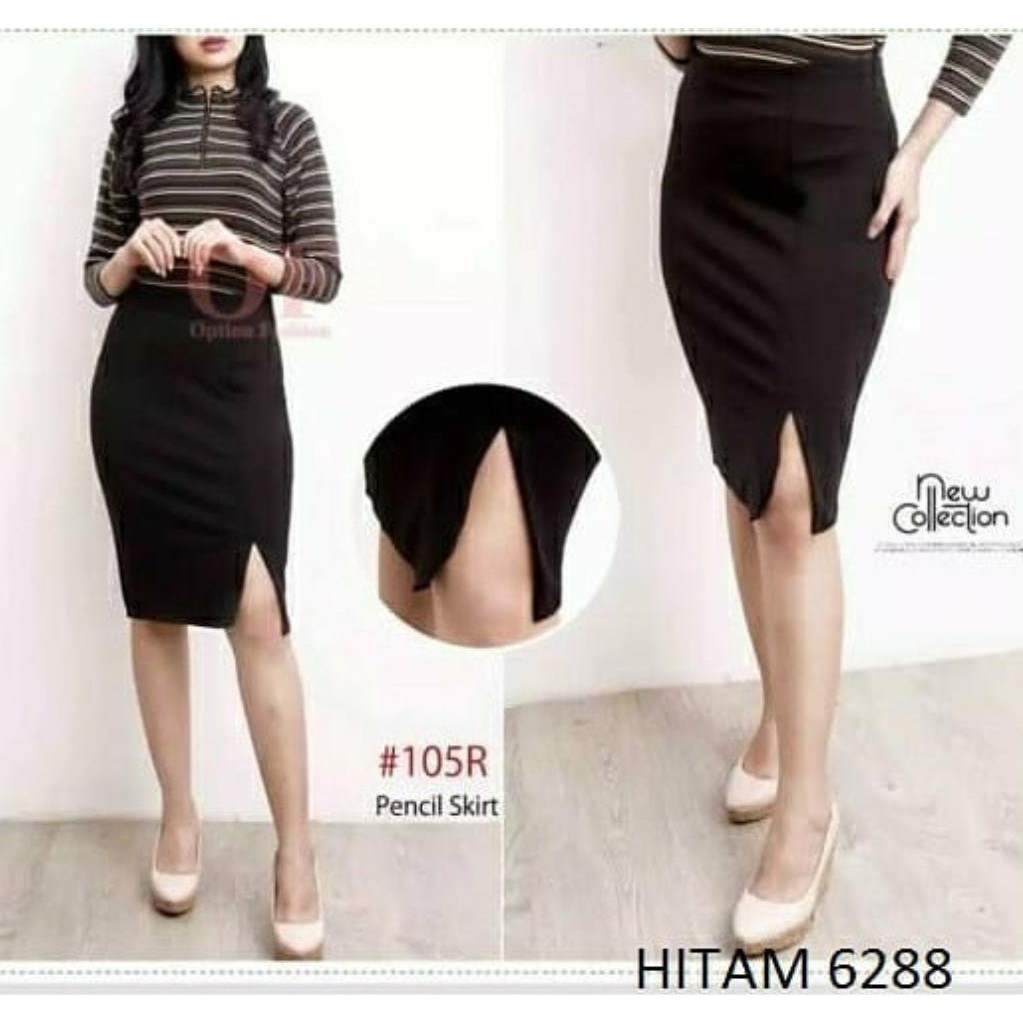 ROK SPAN PENDEK fashion kantor muat untuk ukuran Size M L XL code 256