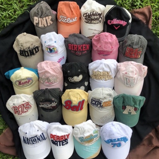 Grosir (SSC) (UPDATED) THRIFT BASEBALL CAP, AESTHETIC CAP, THRIFT TOPI, THRIFT HAT, THRIFT CAP, Y2K