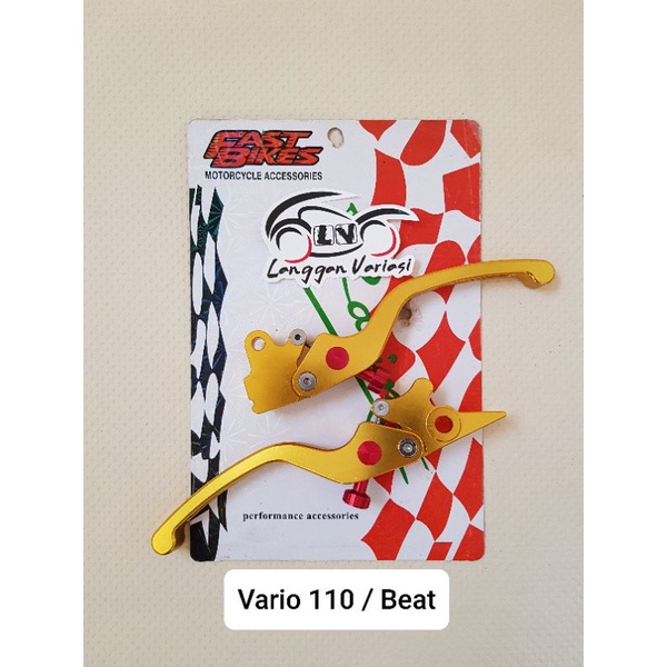Handel Handle Tuas Rem Lever Set Fastbikes Vario 110 Beat Vario 125 Non CBS - Combi brake
