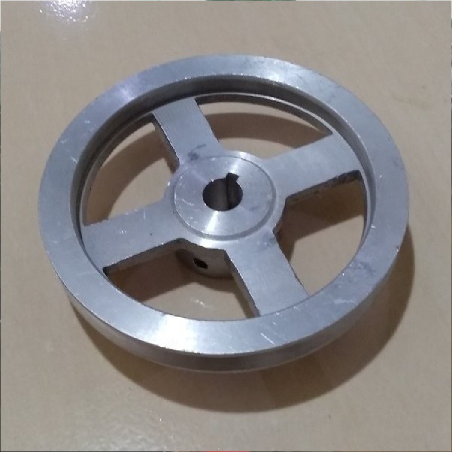 Pulley / Pully / Puli Jalur A1 Diameter 6&quot; Inch As 1&quot; Inch 25,4mm Aluminium