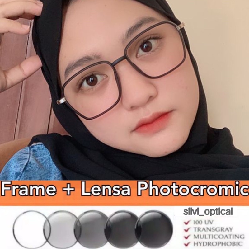 frame kacamata wanita / frame kacamata minus wanita / frame kacamata photocromic
