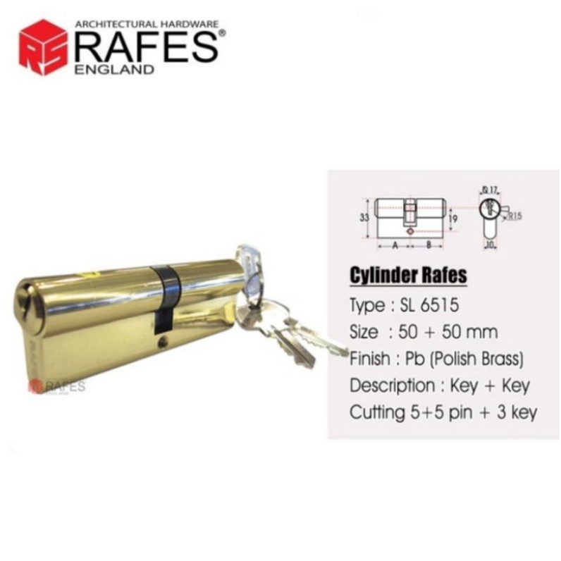 silinder kunci Rafes SL 6515