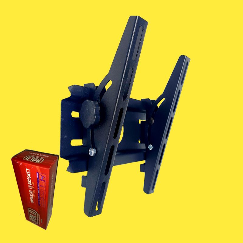 Bracket TV 32 43 Inch Adjustable Tilt Plat Besi Super Tebal