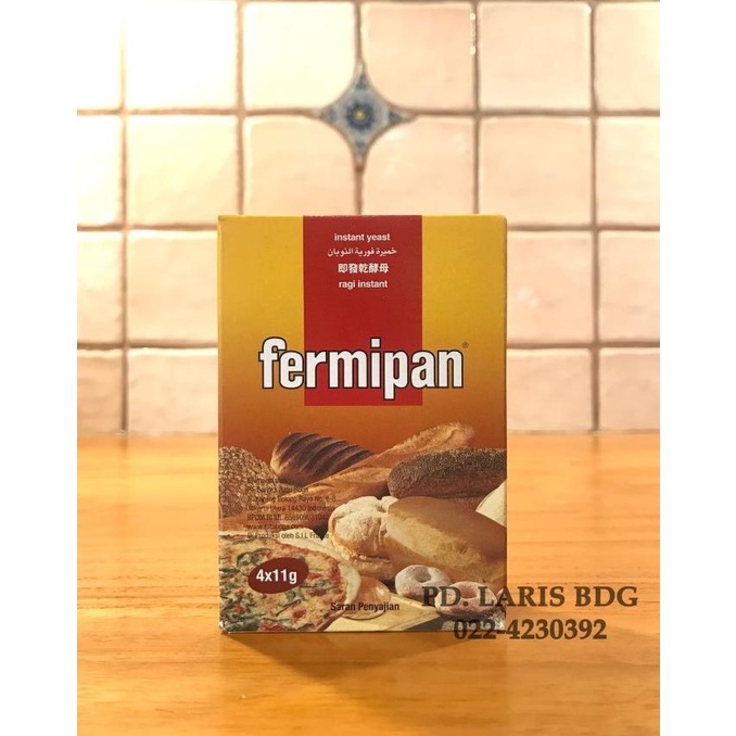 

FERMIPAN TEPUNG RAGI INSTANT 4X11GR (FERMIPAN INSTANT YEAST) TERBAIK Kode 36