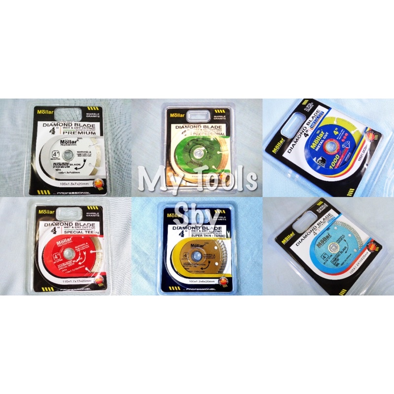 Mata Potong Gerinda / Diamond Wheel Kering Batu Granit / Turbo 4” Mollar