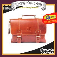 TAS SELEMPANG KERJA / KANTOR / LAPTOP PRIA TP-106 REVEN LEATHER GOODS