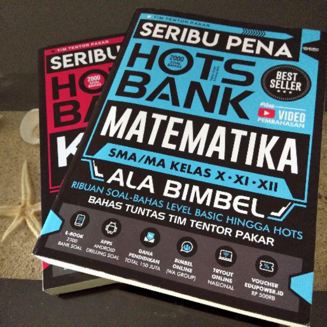 Buku Rangkuman SMA/MA : Seribu Pena Hots Bank (Matematika, Fisika, Kimia, Biologi)-Matematika