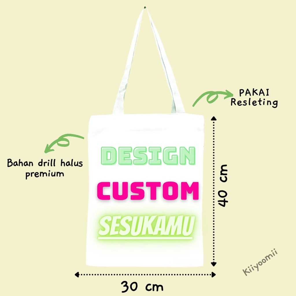 PART 4 KPOP New totebag aesthetic printing (resleting) drill premium (400) || kiiyoomii ||