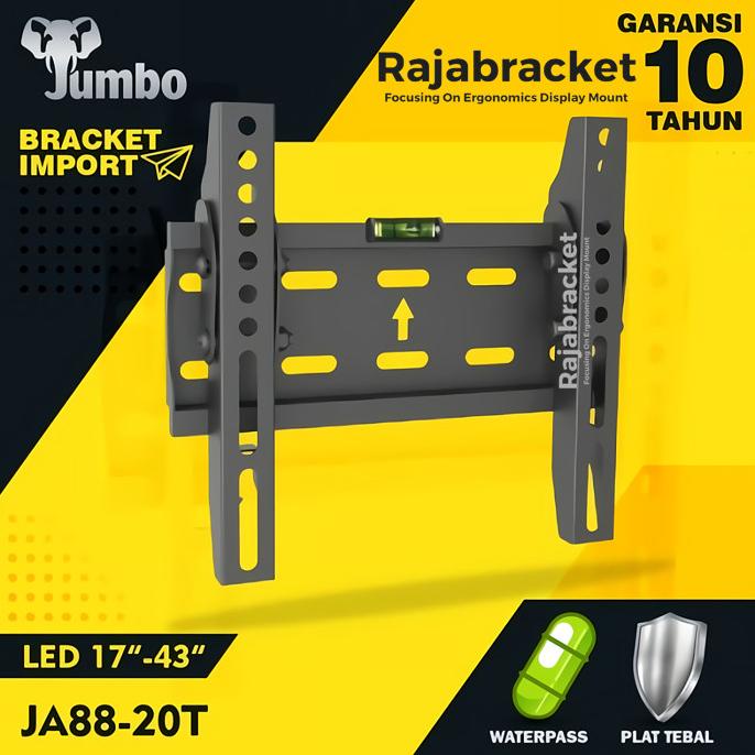 Bracket TV 43 40 32 24 17 inch, Braket TV Samsung 17 - 43 inch Premium