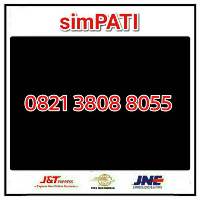 Nomor cantik telkomsel simpati 3808 8055 BOSS
