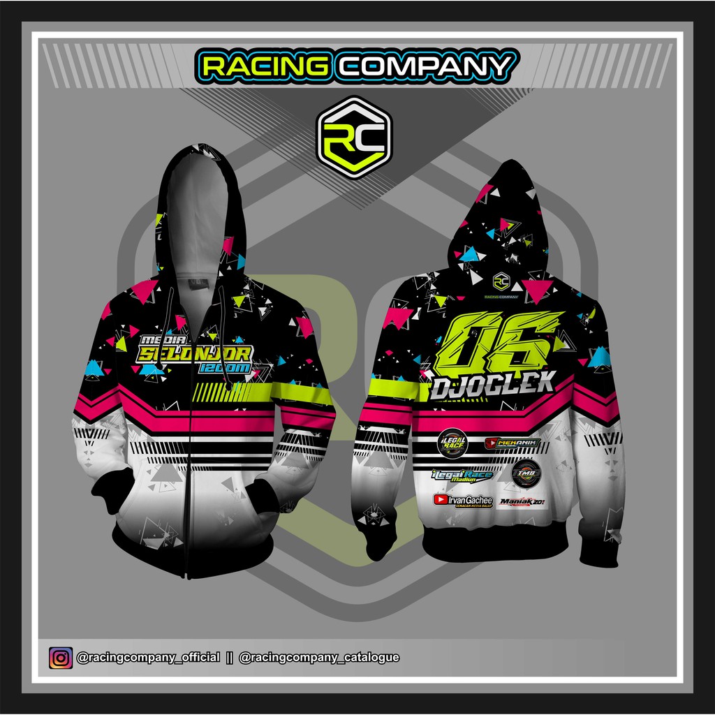 Jaket Jersey Racing Nama Model Costume | Team Balap Motor