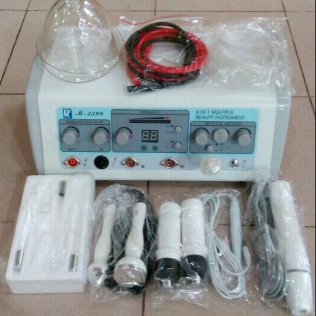 Alat facial 6 in 1#vacum#spray#hf#couter#ultrasound#vacumpayudara