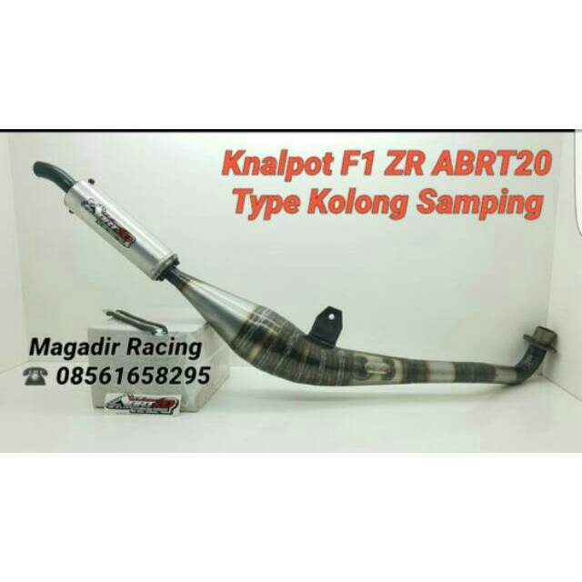 Knalpot ABRT20 F1 ZR F1ZR Type Kolong Samping 100% Original ABRT Diskon PART3241