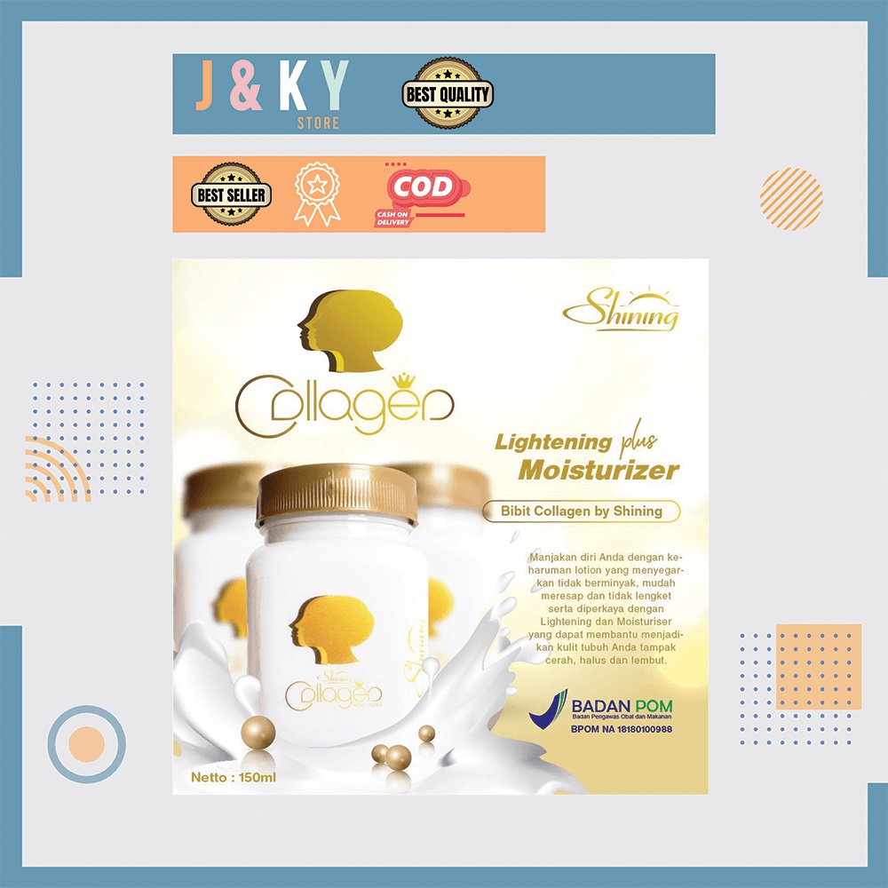 [ORIGINAL] BIBIT PEMUTIH COLLAGEN BODY LOTION BPOM Wajah Putih Seketika Dalam 3 Hari Bisa Dicampur k