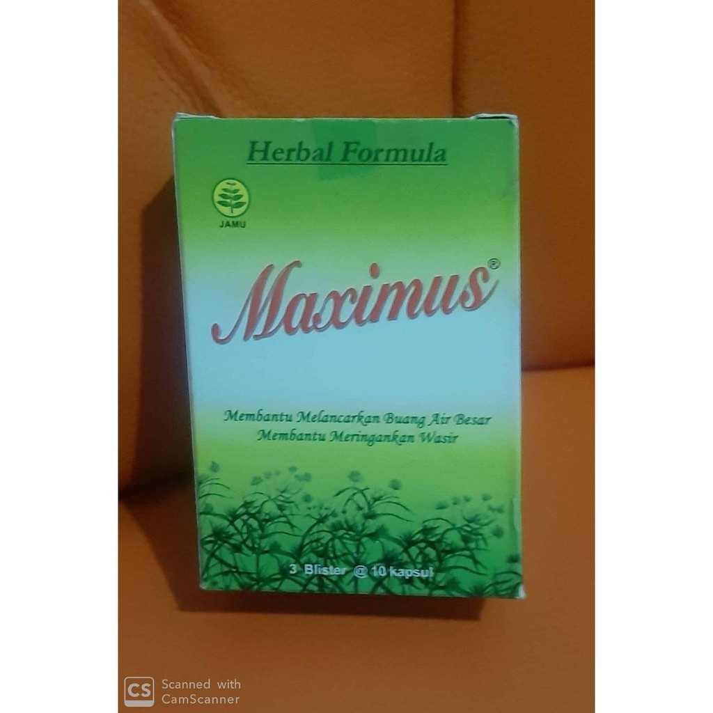 Maximus Herbal Pelancar BAB, ORIGINAL 100%