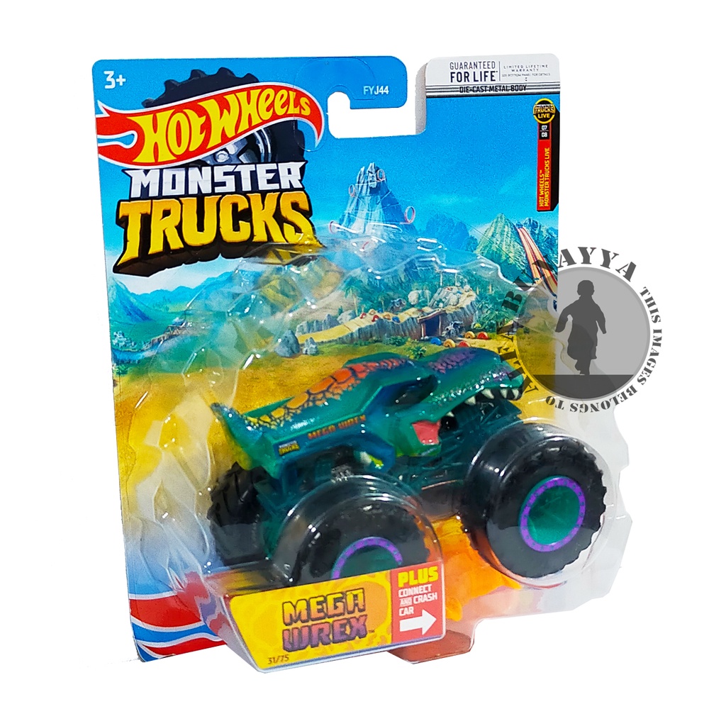 Hot Wheels Monster Trucks - MEGA WREX - Hotwheels Truck Original - Mainan Diecast Truk