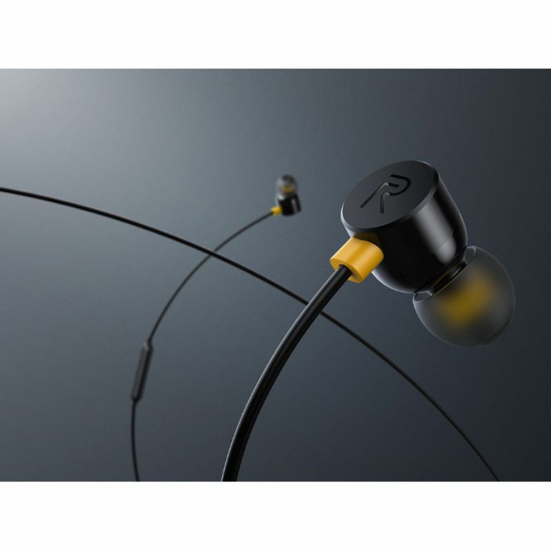 Realme Earphone Earbuds with Mic - RMA101 -Black