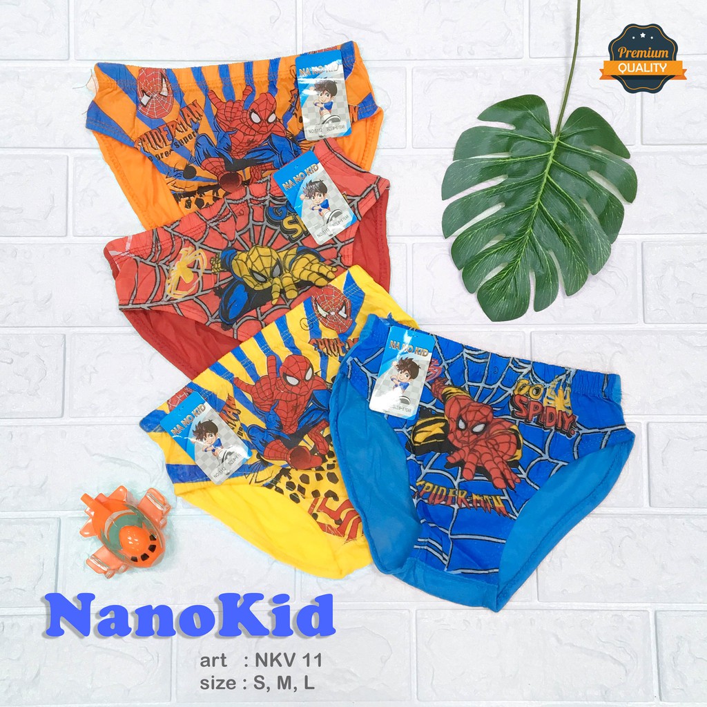 NANOKID | Celana Dalam Anak Cowok / Sablon / art NKV 11